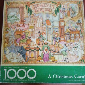 A Christmas Carol puzzle by Springbook  (1000 pieces)